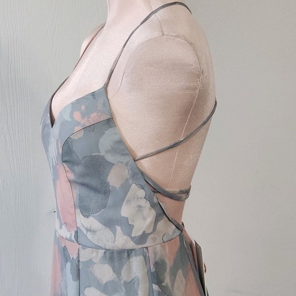Show Me‎ Your Mumu Godshaw Goddess Gown In Sage I Do Floral Dress - Picture 7 of 14